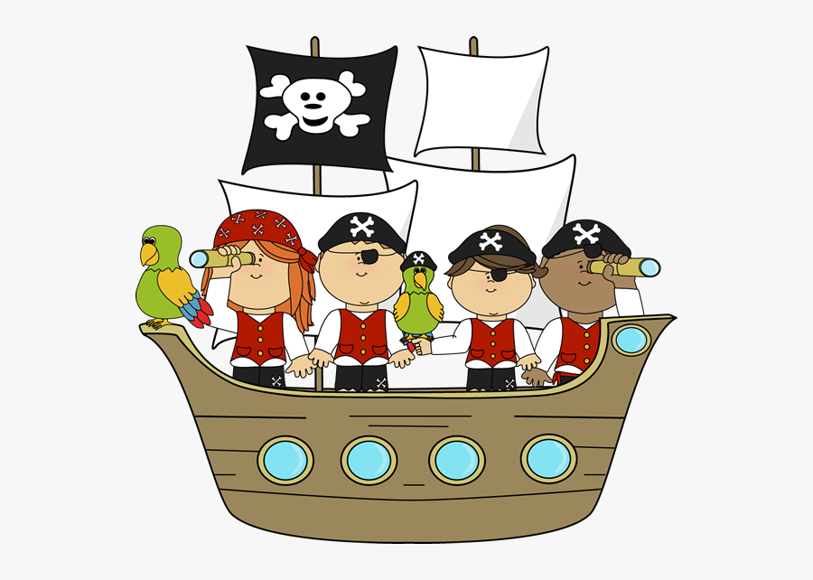 Pirate Clipart For Free Clipart - Pirates On Ship Clipart, Transparent Clipart