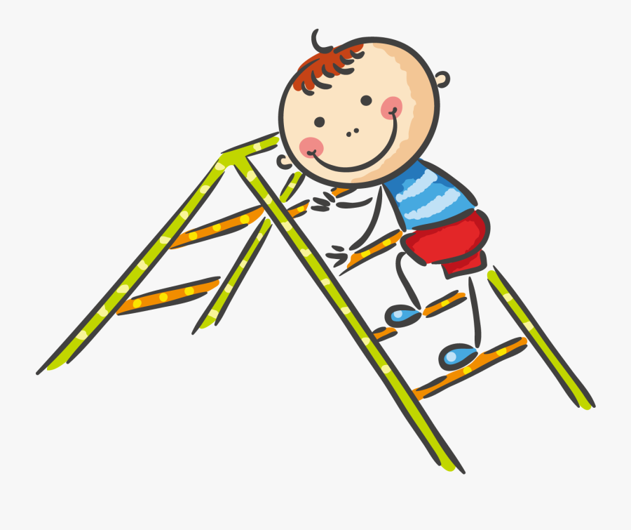 Playground Clipart Ladder - Children Playing In The Playground, Transparent Clipart