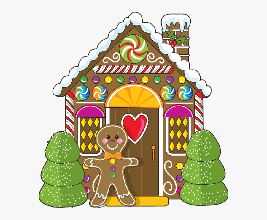 Christmas Clip Art For - Gingerbread House Yard Art, Transparent Clipart