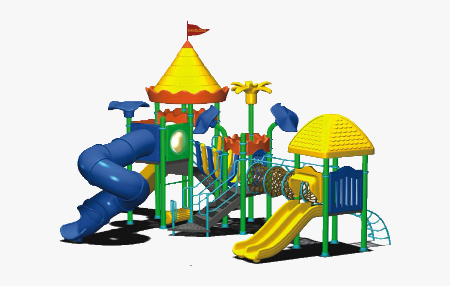 Transparent Swing Set Png - Cartoon Playground, Transparent Clipart