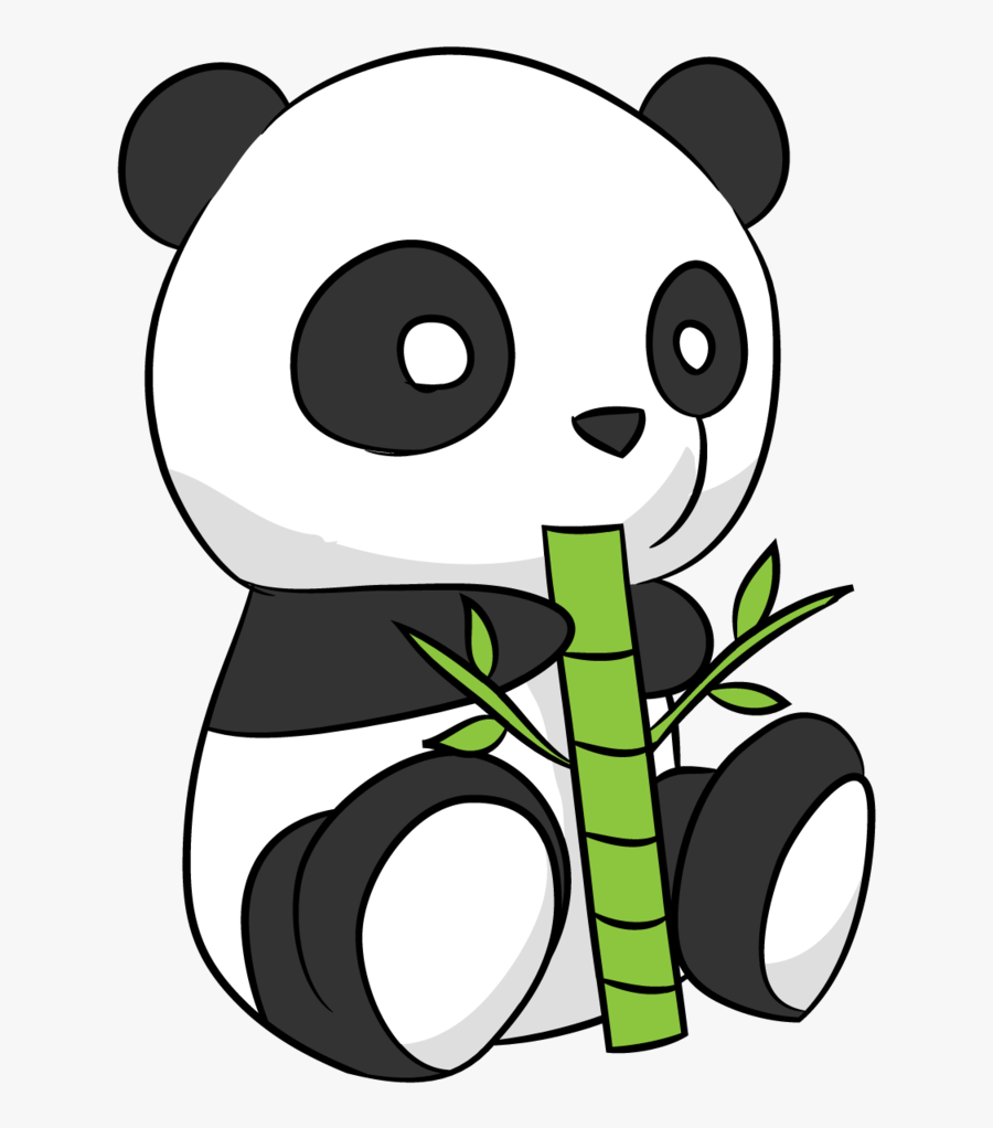 Cute Panda Bear Clipart - Cute Panda Drawing, Transparent Clipart
