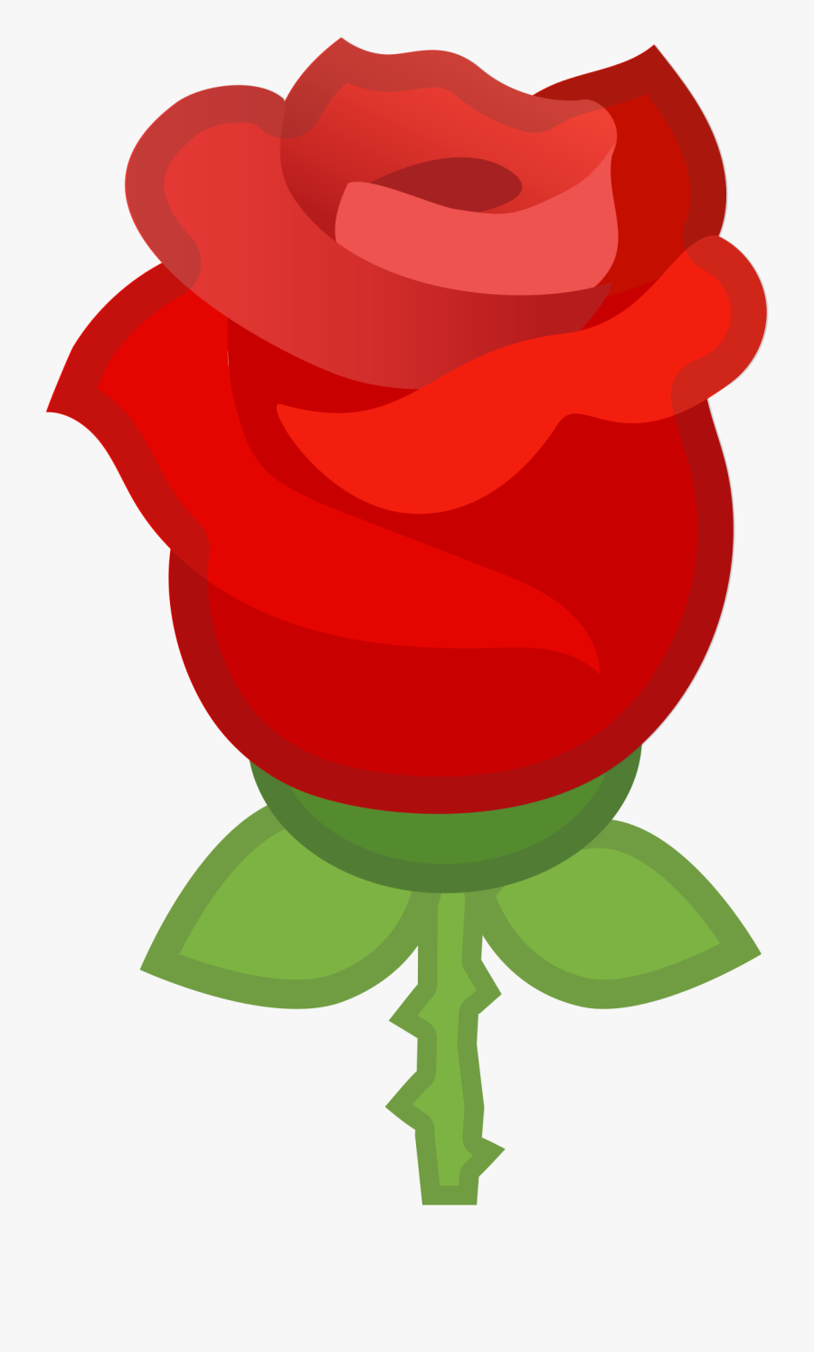 Red,rose,cartoon,clip Art,illustration,rose Roses,rose - Rosa Emoticon, Transparent Clipart