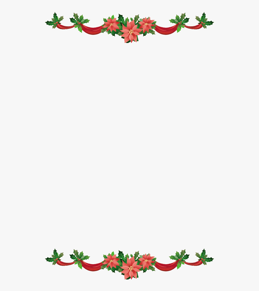 Free Christmas Borders And Backgrounds Free Christmas - Clip Art Christmas Border, Transparent Clipart