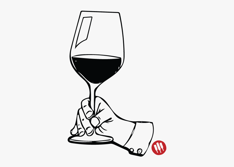 Clip Art Etiquette Tips Master - Segurar Taça De Vinho, Transparent Clipart