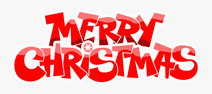 Merry Christmas Words Free Merry Christmas Clip Art - Happy Christmas Text Png, Transparent Clipart