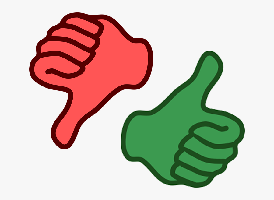 Thumbs Up Student Clipart - Thumbs Up And Down Png, Transparent Clipart
