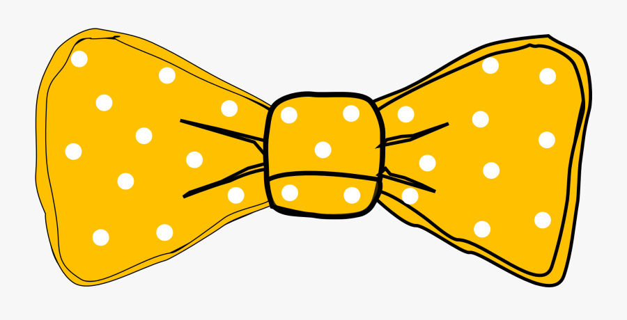 Yellow Bow Tie Clipart, Transparent Clipart