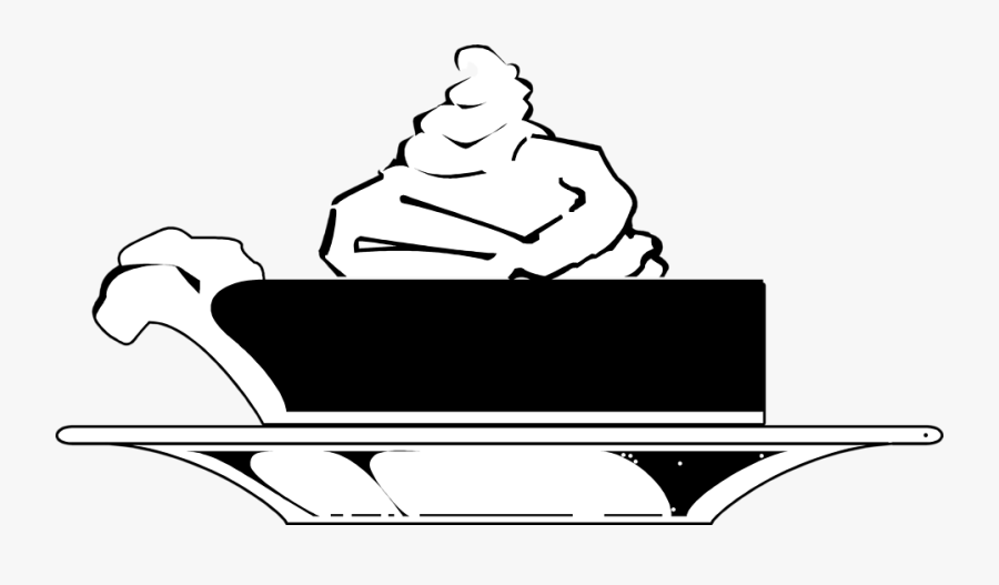 Apple Pie Clipart Black And White - Sitting, Transparent Clipart