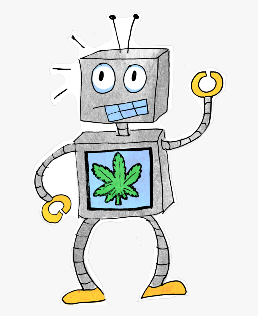 He Did So By Taking The App That Controls The Robot - Cartoon, Transparent Clipart