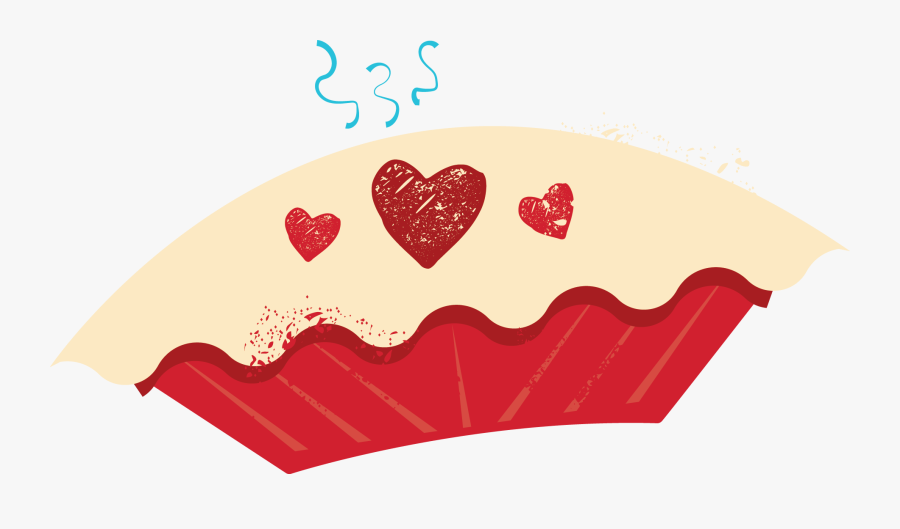 Pie In The Sky - Heart Pie Clip Art, Transparent Clipart