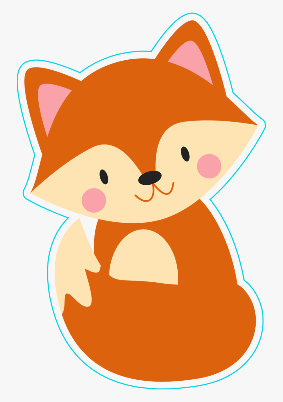 Transparent Baby Fox Clipart - Fox Vector, Transparent Clipart