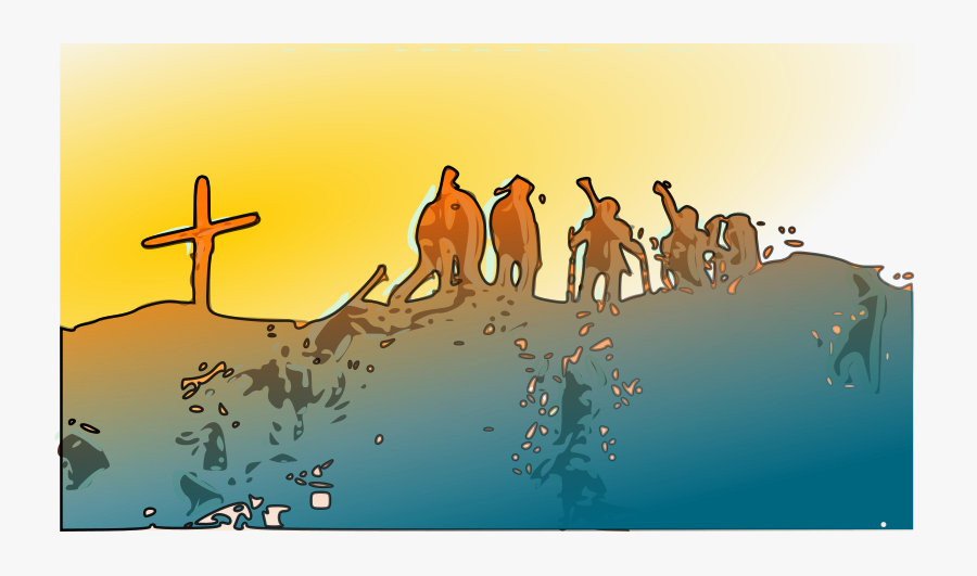 Climbers On Summit - Vector Graphics, Transparent Clipart