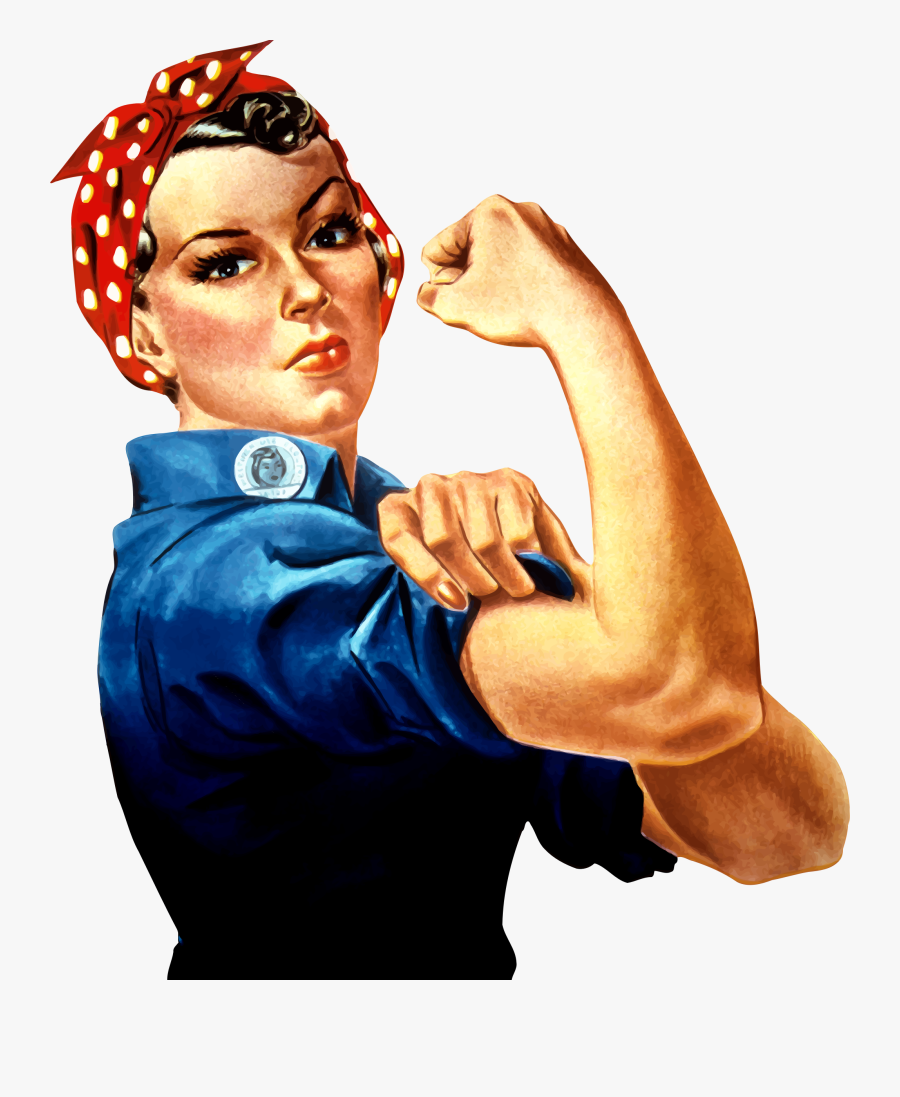 Clip Art Rosie The Riveter Png - Rosie Riveter Png, Transparent Clipart