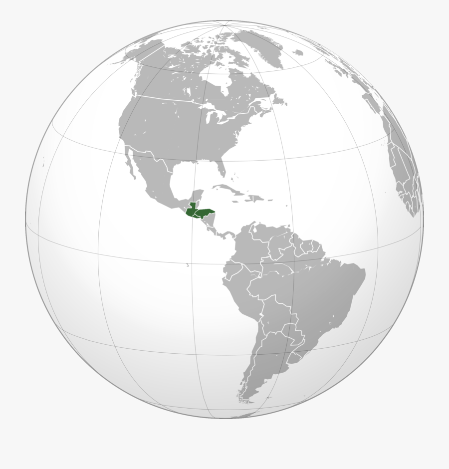 Central America Map, Transparent Clipart