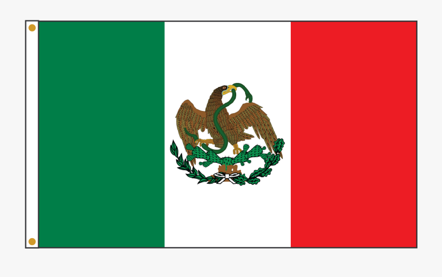 American Revolution Clipart Mexican - Drawn Easy Mexican Flag, Transparent Clipart