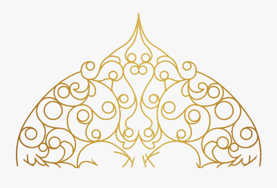 #mandala #swirls #design #pattern #paisley #gold #decor - Decor Png, Transparent Clipart