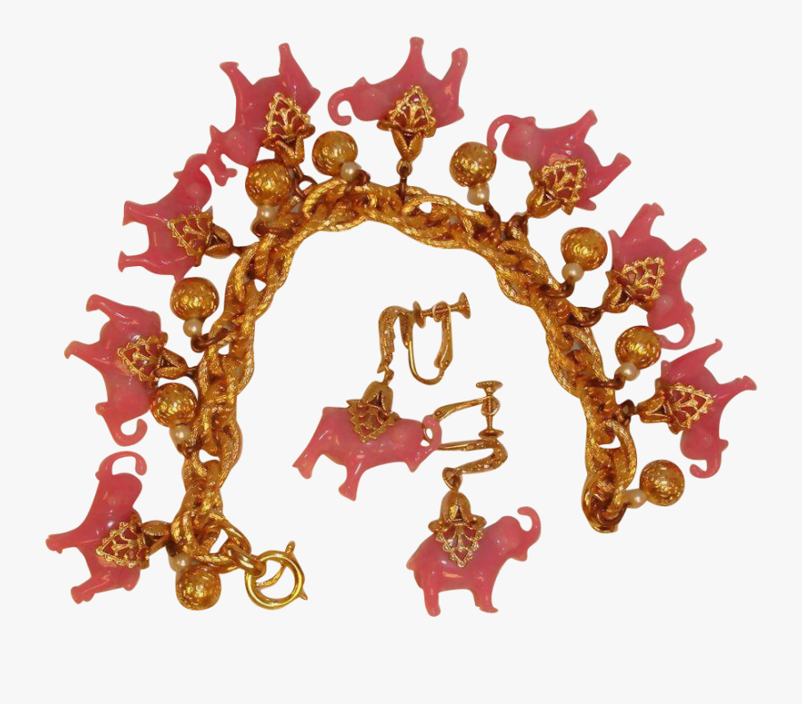 Jewellery Clipart Charm Bracelet - Brass, Transparent Clipart