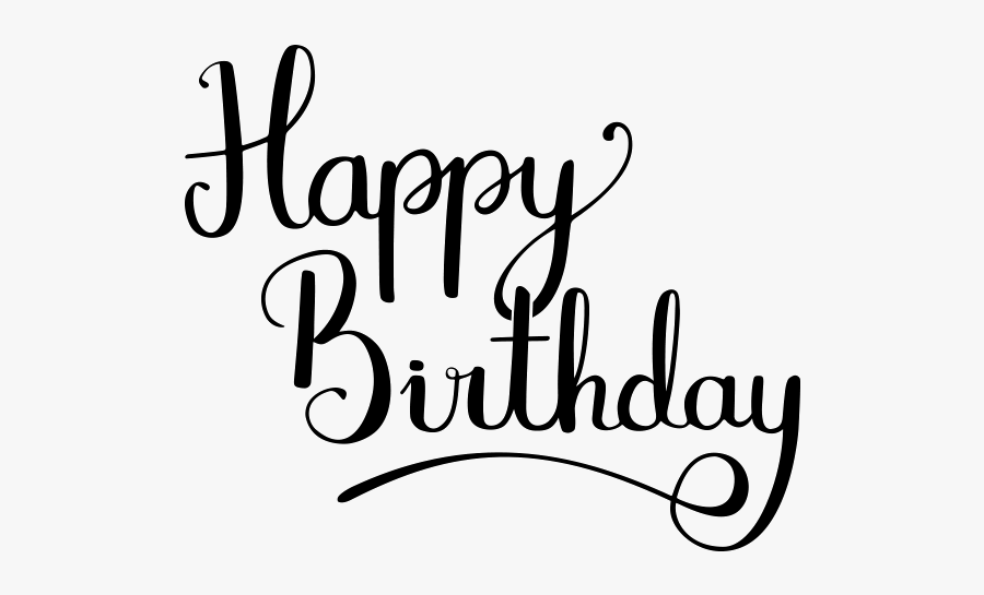 Fancy Happy Birthday Font Free Transparent Clipart Clipartkey