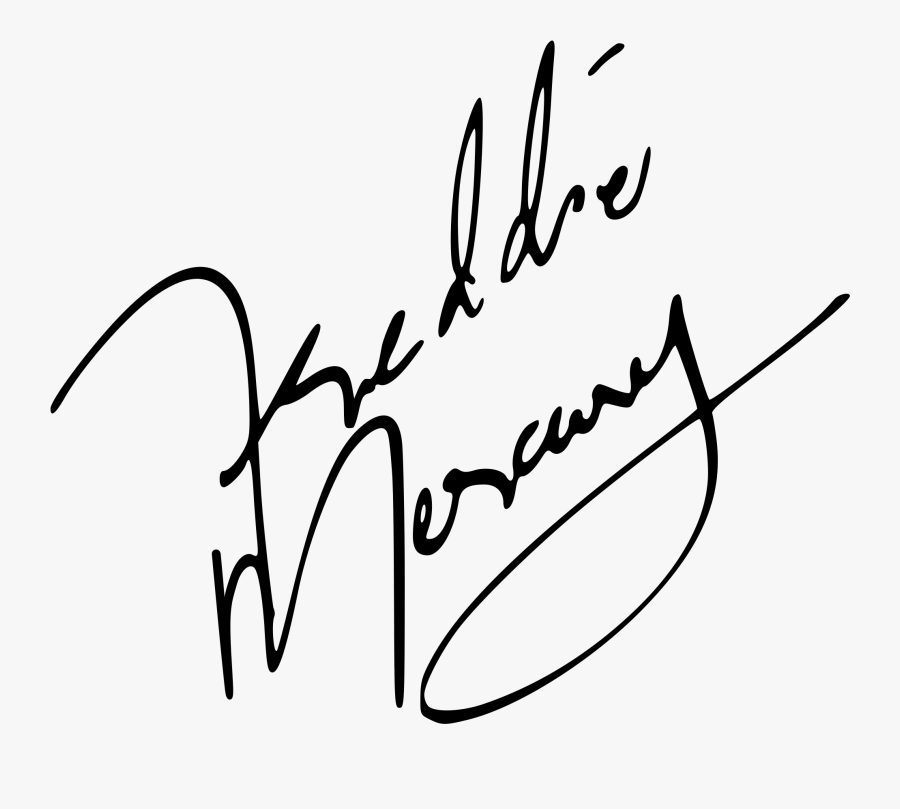 Freddie Mercury Signature Clipart , Png Download - Freddie Mercury Signature, Transparent Clipart