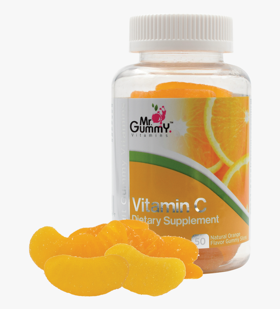 Vitamin C Slices 50 Ct - Mandarin Orange, Transparent Clipart