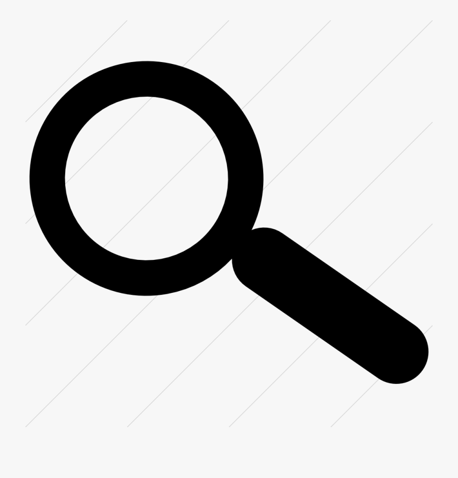 Magnifying Glass Icon - Circle, Transparent Clipart