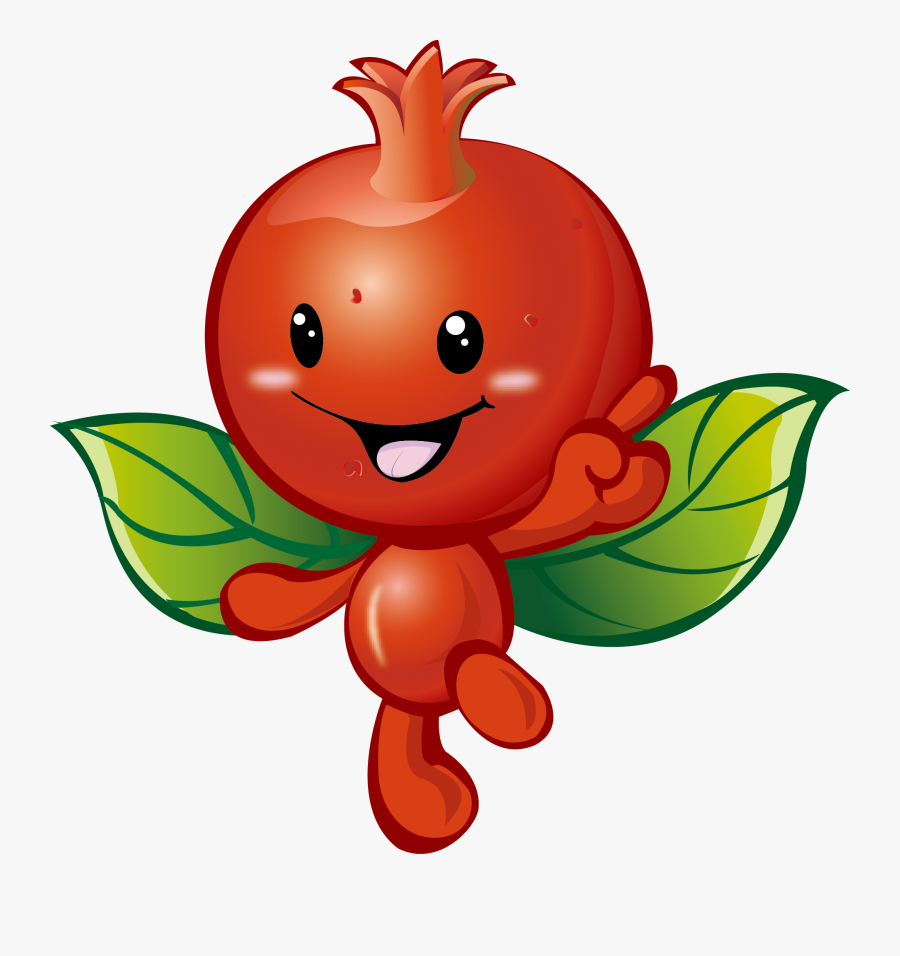 Pomegranate Clipart File - Pomegranate Cartoon, Transparent Clipart