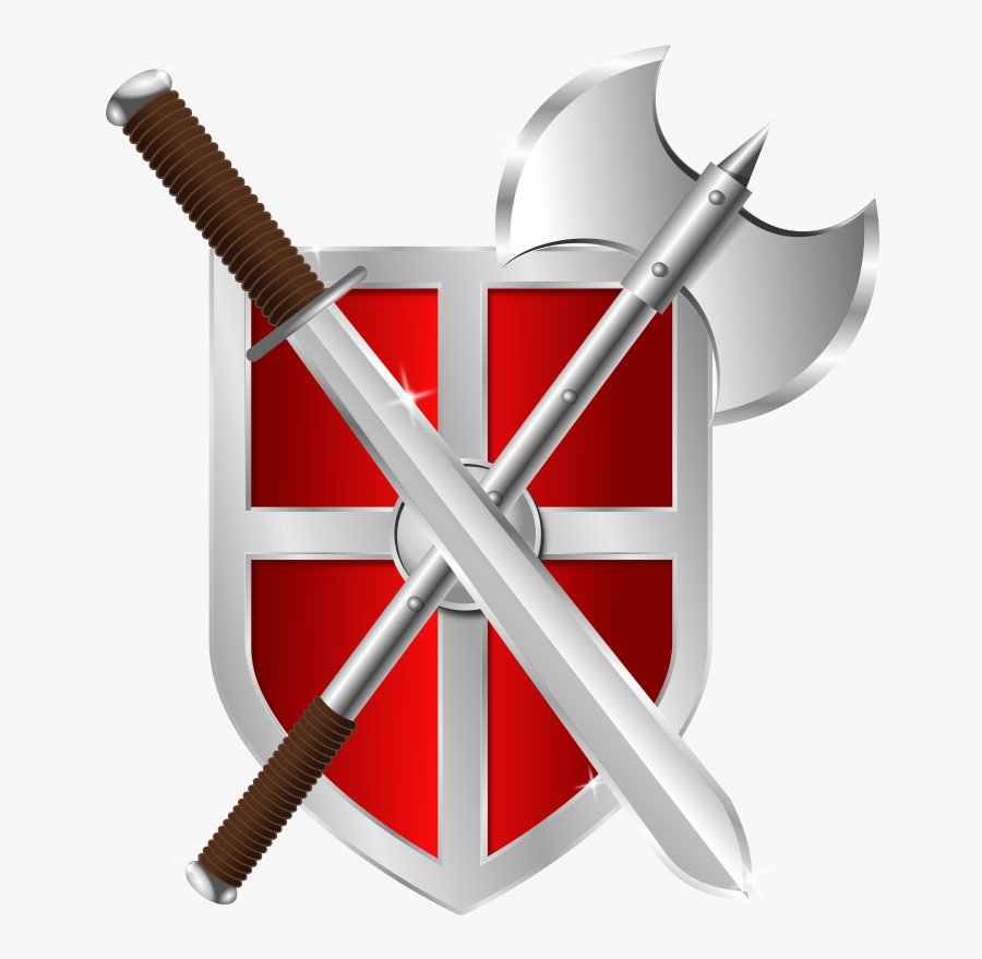 Shield And Sword Clipart , Png Download - Sword And Shield Transparent, Transparent Clipart