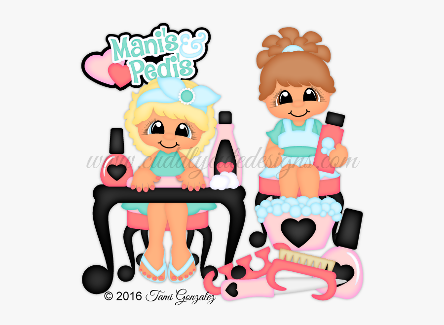 Mani Pedi Clipart, Transparent Clipart