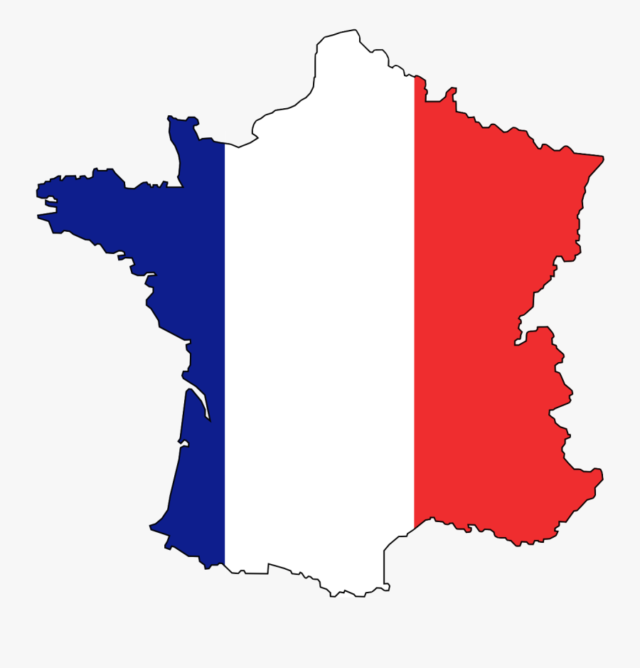 Revolution Clipart French Revolution - Flag France Map Png, Transparent Clipart