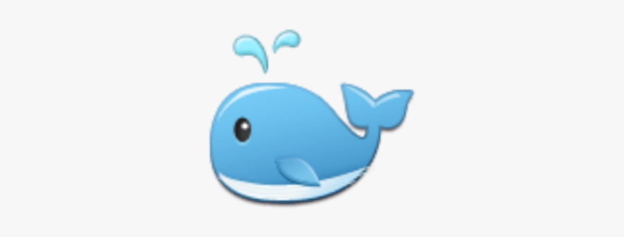 Whale Clipart Sticker Emoji - Cartoon, Transparent Clipart