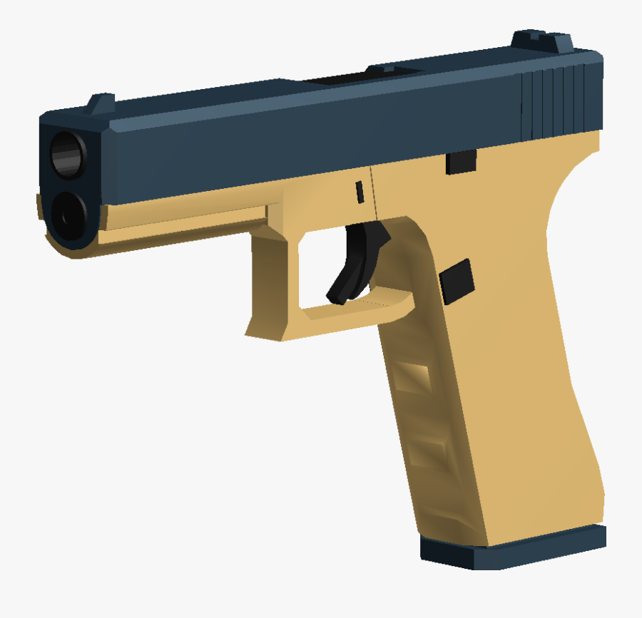 Transparent Handgun Clipart - Glock 17 Phantom Forces, Transparent Clipart