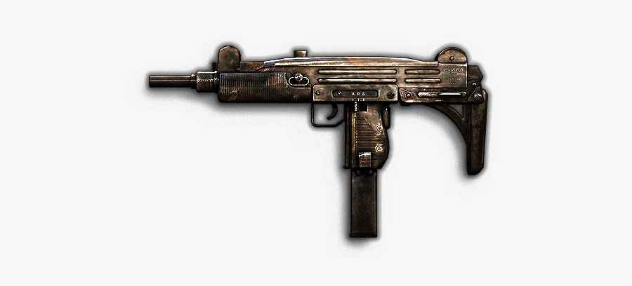 Weapon Png Clipart - Uzi Render, Transparent Clipart