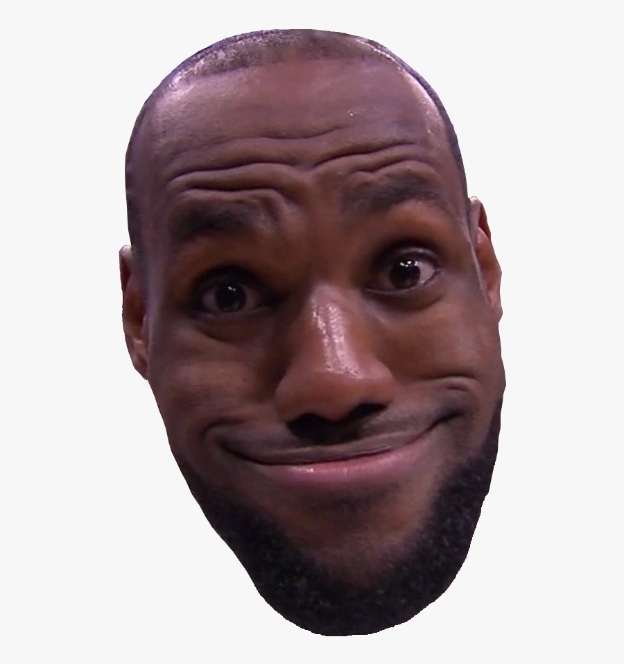 Clip Art Lebron James Funny Face - Transparent Lebron James Face, Transparent Clipart