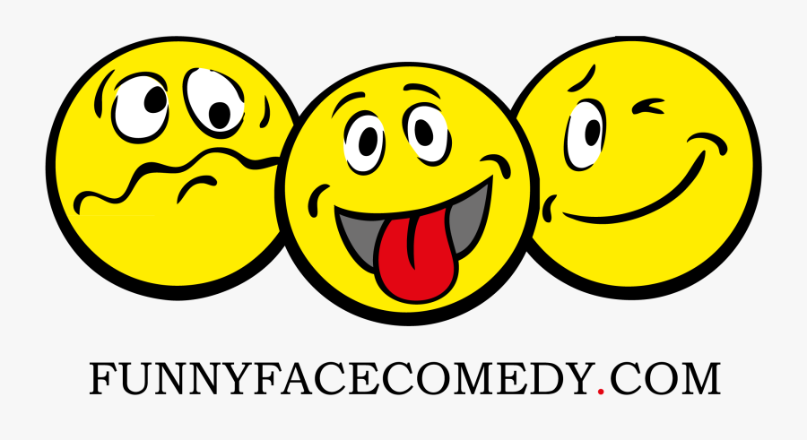 Funny Face Comedy - Funny Smiley Faces Cartoon, Transparent Clipart