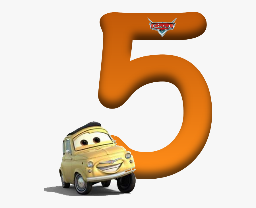 Cars Disney Numbers Png , Free Transparent Clipart - ClipartKey