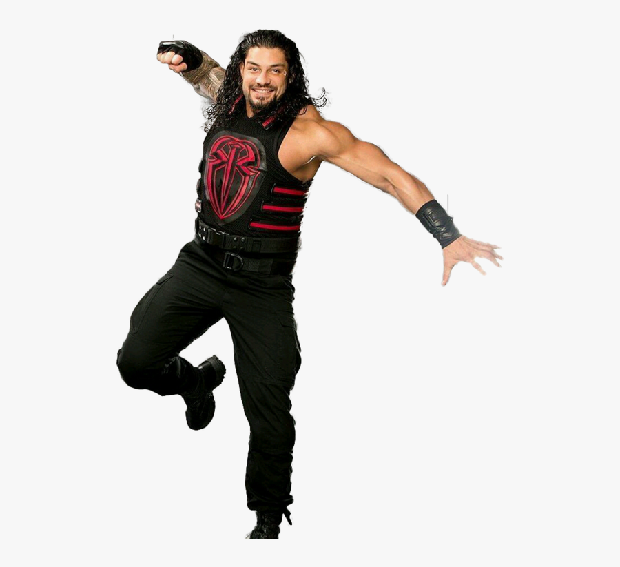 Zumba - Roman Reigns Superman Punch Drawing, Transparent Clipart