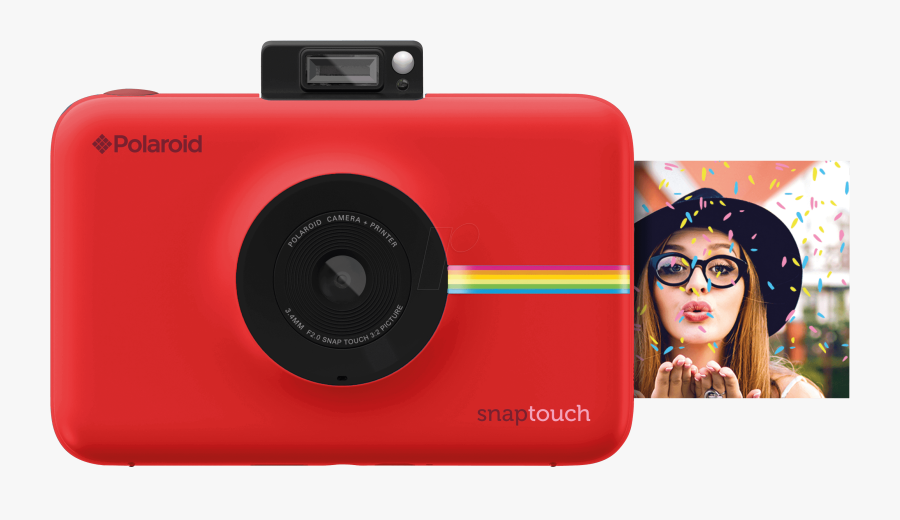 Transparent Polaroid Camera Clipart - Polaroid Snap Touch Camera Pink, Transparent Clipart