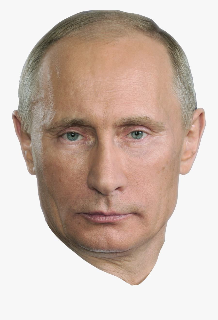 Putin Vladimir Mask Costume Faces Party Russia Clipart - Vladimir Putin Face Png, Transparent Clipart