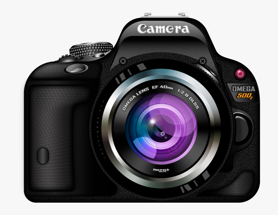 Canon Camera Vector - Camera Png, Transparent Clipart