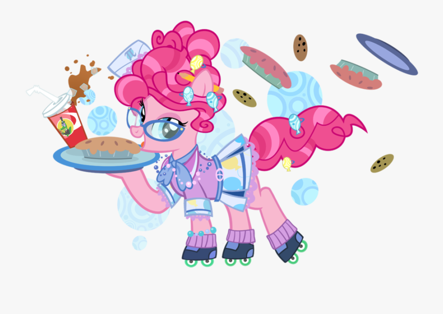 1950s Pinkie Pie- Pi Day 2014 By Pixelkitties - My Little Pony 50s, Transparent Clipart