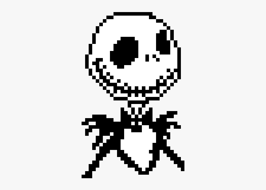 Pixel Art Jack Skeleton, Transparent Clipart