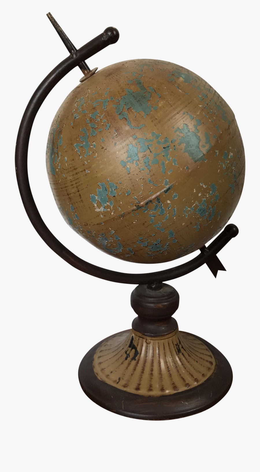 Vintage Globe On Stand - Vintage Globe Png, Transparent Clipart