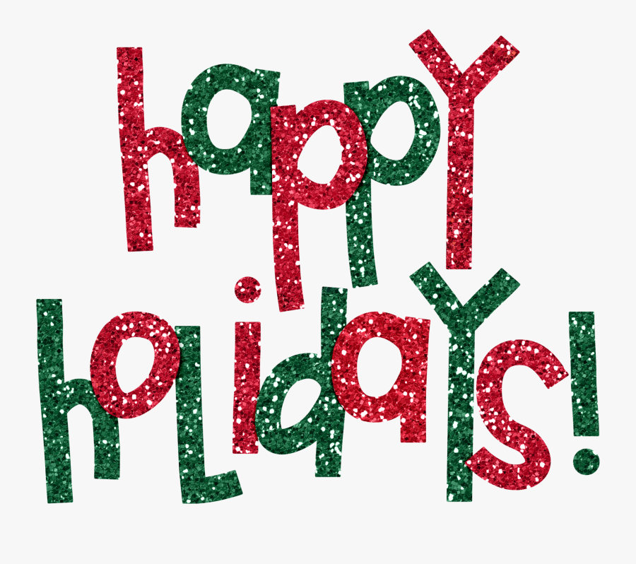 Free Happy Holidays Png Results - Red And Green Holiday, Transparent Clipart