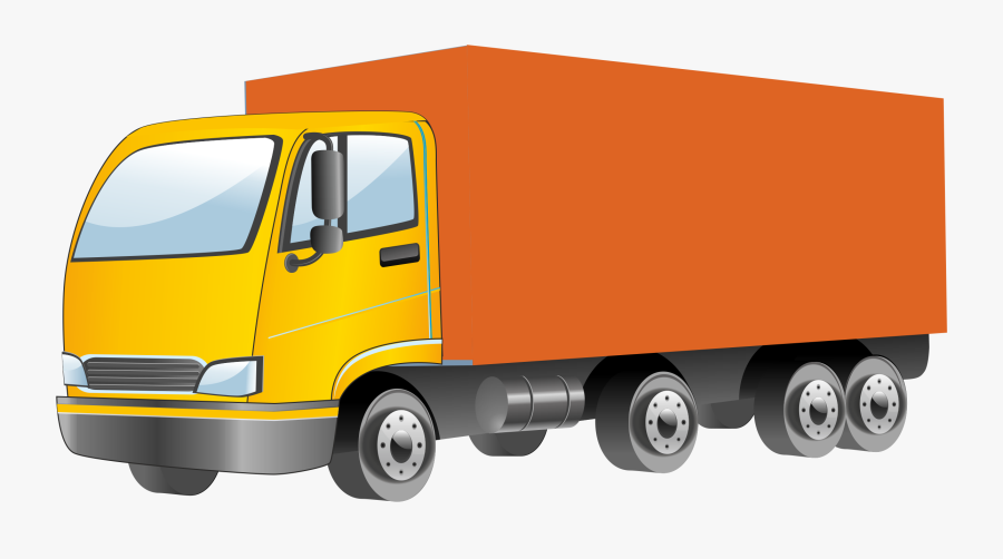 Semi Truck Vector Png Clipart - Lorry Vector Png, Transparent Clipart