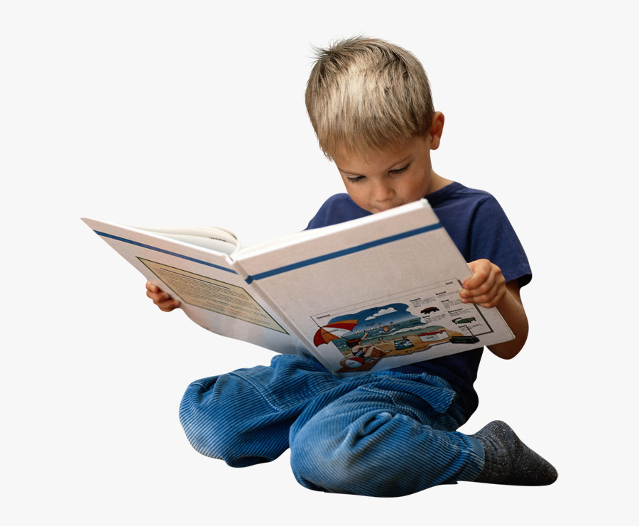 Transparent Child Studying Clipart - Kids Reading Png, Transparent Clipart