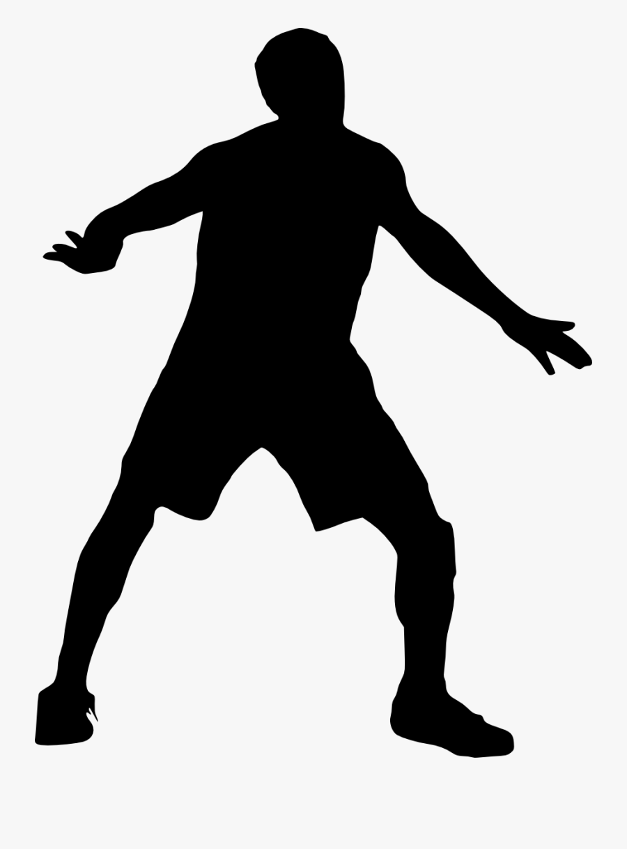 Basketball Clipart Player Silhouette - People Playing Basketball Silhouette, Transparent Clipart