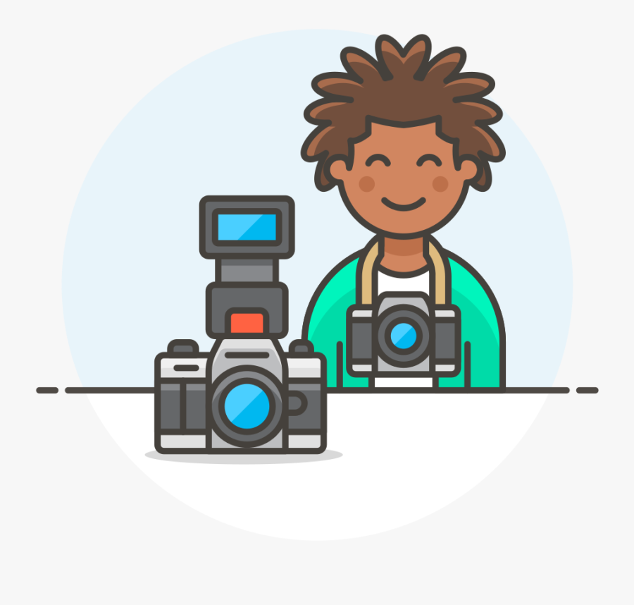 Photographer Male Icon - Photography, Transparent Clipart