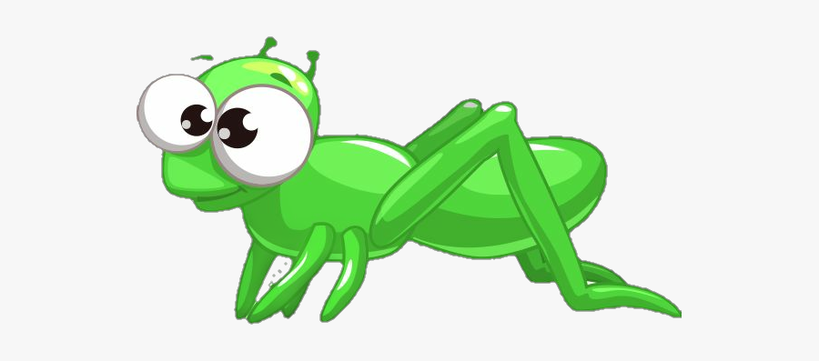 #grasshopper #cartoon - Grasshopper Sticker, Transparent Clipart