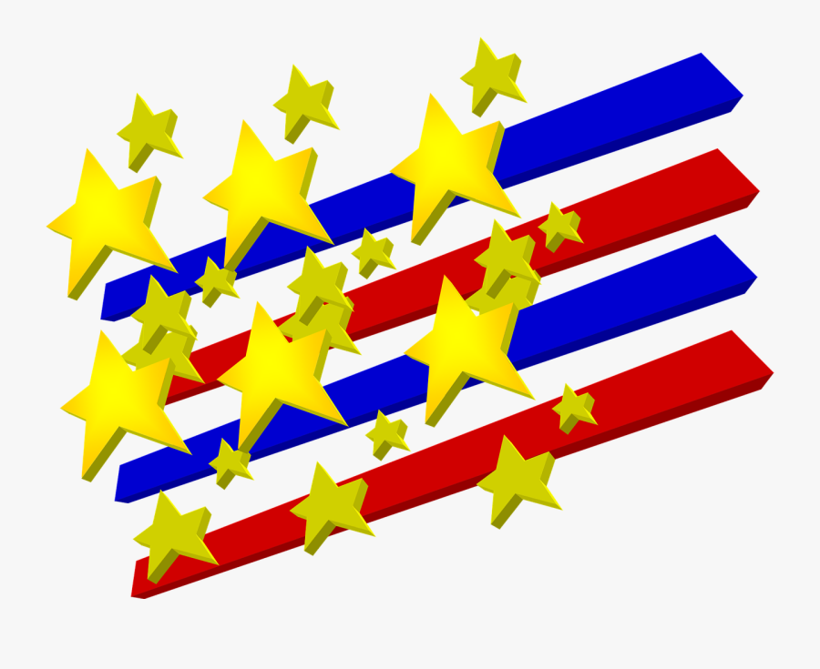 Flag Transparent Cartoon Free Picture - Cartoon American Flag Transparent, Transparent Clipart