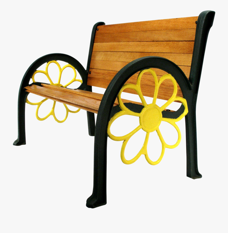 Vintage Sunflower Cast Iron - Chair, Transparent Clipart